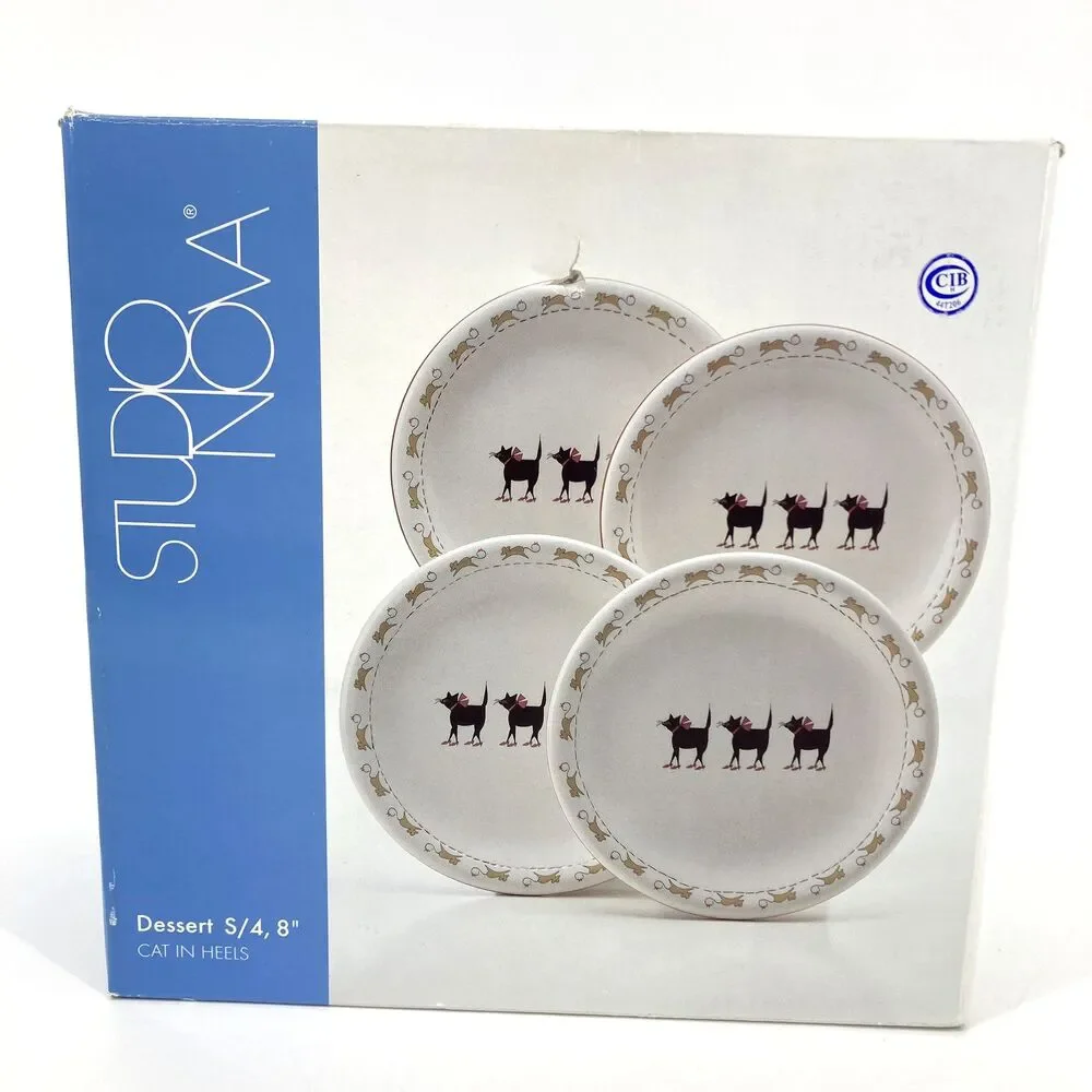 Set of 4 Studio Nova Cat In Heels 8